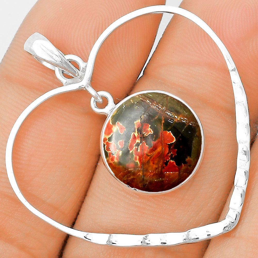 Heart - Natural Cherry Creek Pendant P-1103 SDP135846