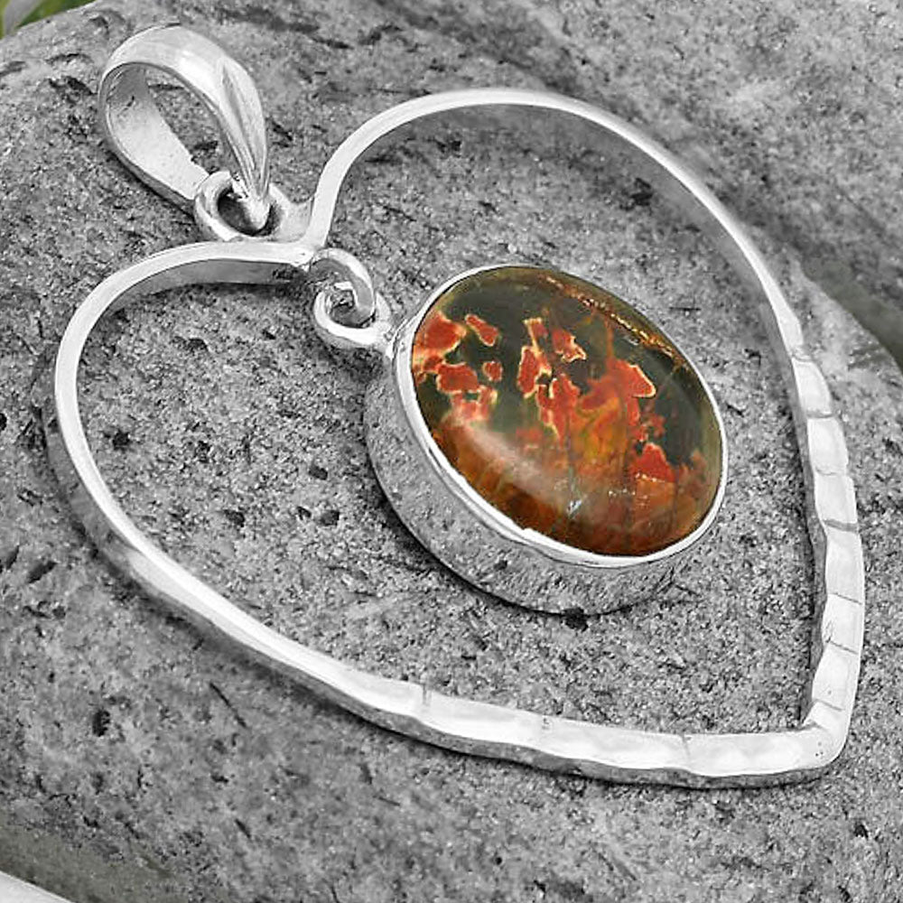 Heart - Natural Cherry Creek Pendant P-1103 SDP135846