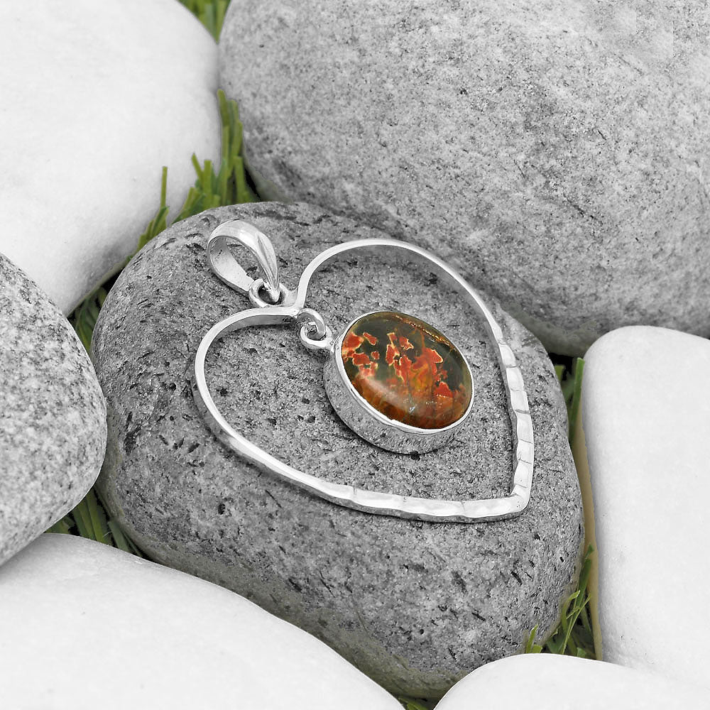 Heart - Natural Cherry Creek Pendant P-1103 SDP135846