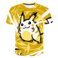 Cute Pikachu T-shirt white pokemon boys & girls T-shirt person fashion gift creative streetwear