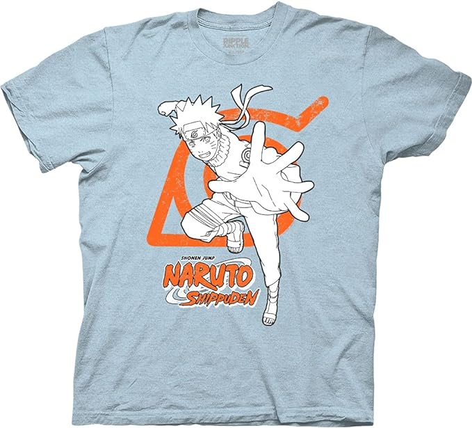 Naruto x Hidden Leaf Village Symbol Fashion T-shirt