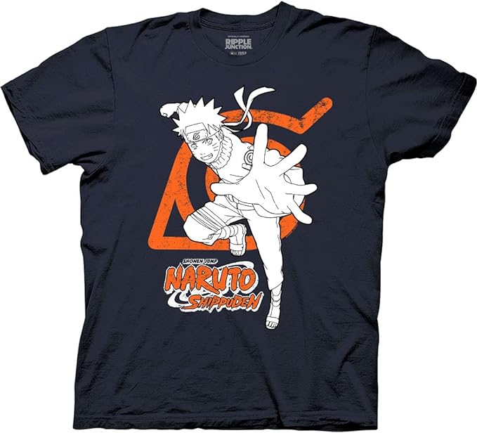 Naruto x Hidden Leaf Village Symbol Fashion T-shirt