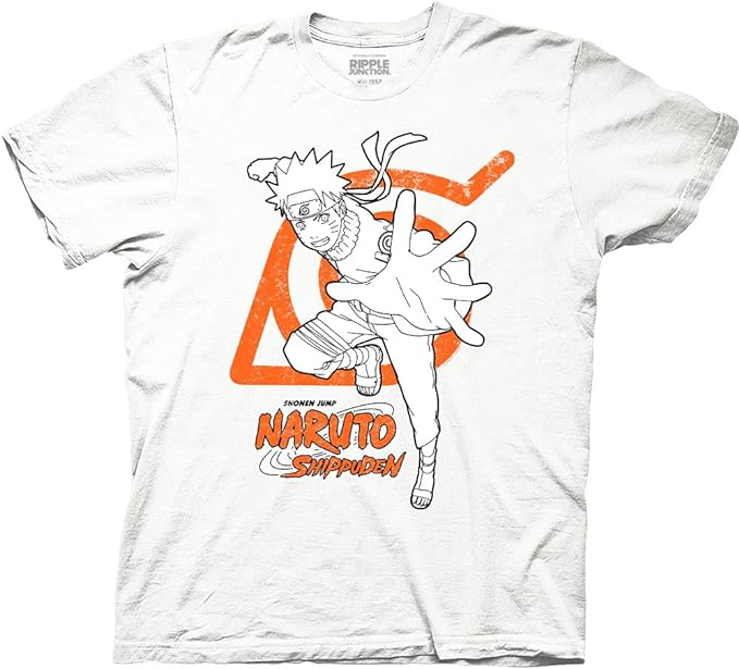 Naruto x Hidden Leaf Village Symbol Fashion T-shirt