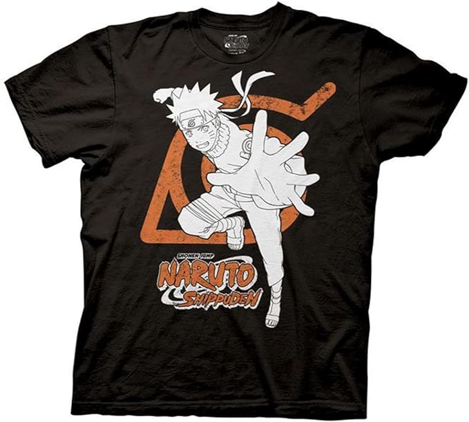 Naruto x Hidden Leaf Village Symbol Fashion T-shirt