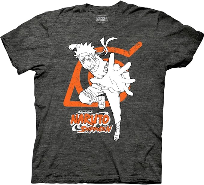 Naruto x Hidden Leaf Village Symbol Fashion T-shirt