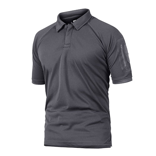 Summer Military Tactical T-shirts Lightweight Quick Dry Army Airsoft T-shirts Hike Work Cargo T-shirts Short Sleeve 3XL